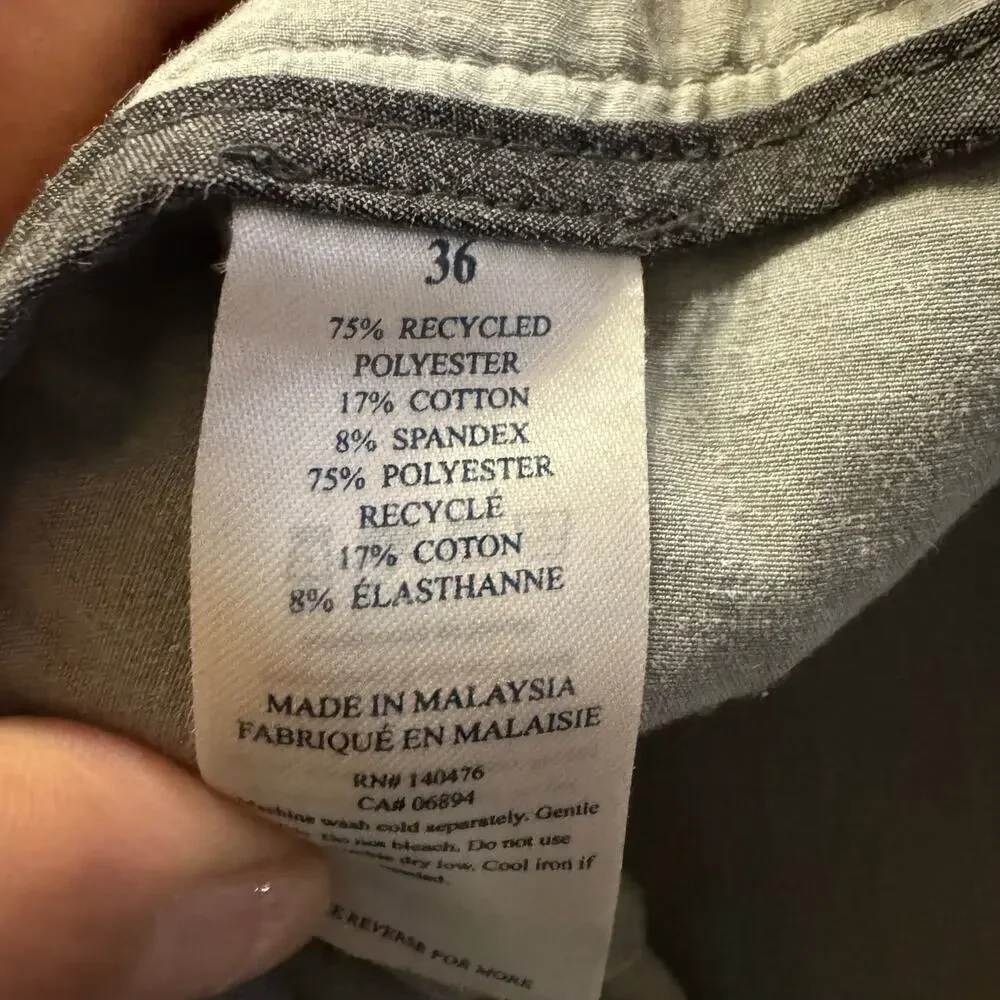Faherty Men’s All Day Shorts In Ice Gray Size 36